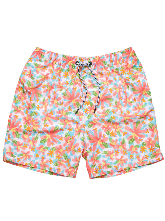 Mens Hawaiian Luau Sustainable Swim Short