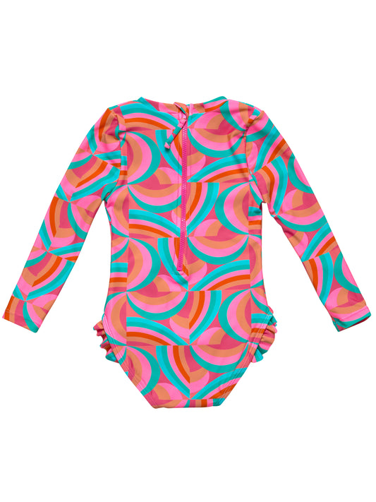 Geo Melon Sustainable Surf Suit