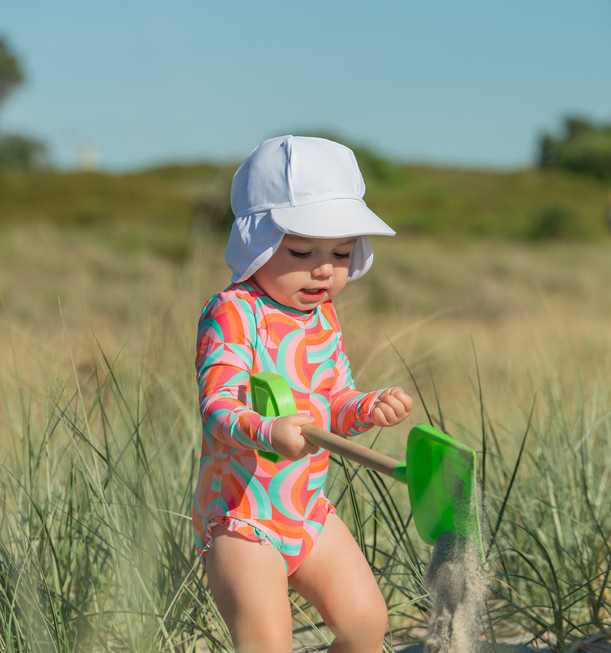 Geo Melon Sustainable Surf Suit