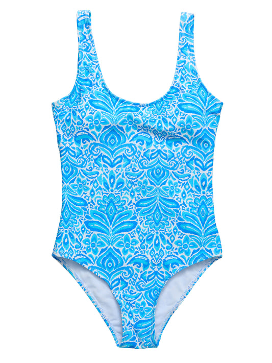 Womens Santorini Blue Swimsuit