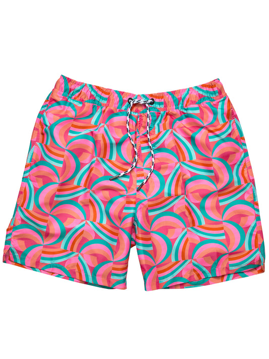 Men's Geo Melon Sustainable Swim Short