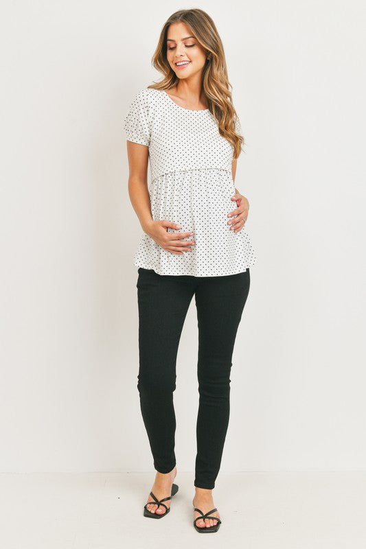 Polka Dot Nursing Shirt