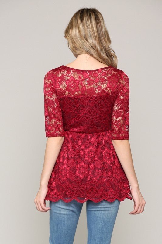 Lace to Love Top