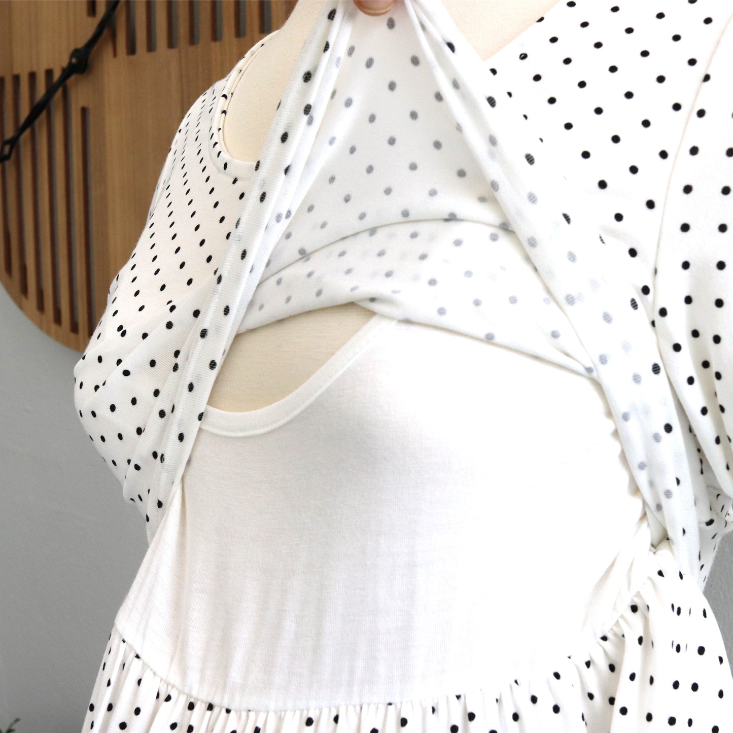 Polka Dot Nursing Shirt